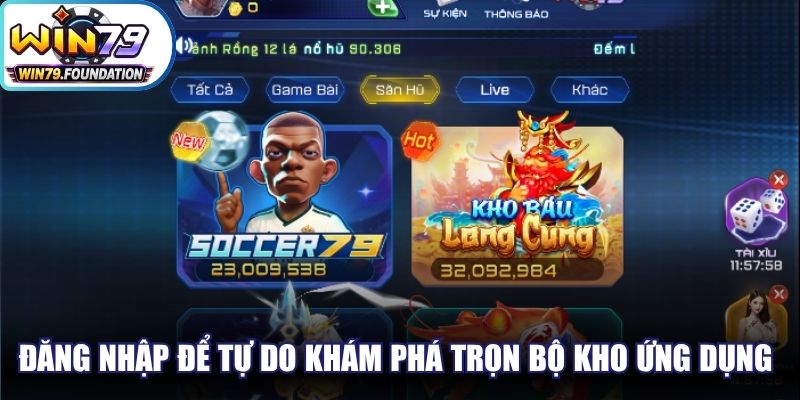 Đăng Nhập Win79 - Quy Trình 4 Bước Chuẩn Để Bắt Đầu 3 Đăng nhập để tự do khám phá trọn bộ kho ứng dụng giải trí