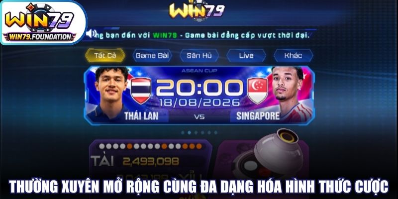 Giới Thiệu Win79 - Sân Chơi Đẳng Cấp Và Uy Tín Nhất 3 Thường xuyên mở rộng cùng đa dạng hóa các hình thức đặt cược
