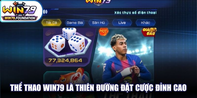 Thể thao Win79 là thiên đường đặt cược đỉnh cao, quy tụ nhiều kèo